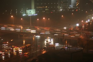 Regn Et veikryss i Beijing