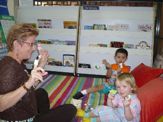 første skoledag på nursery Første skoledag på nursery - i Kristine sin barnekjole !
